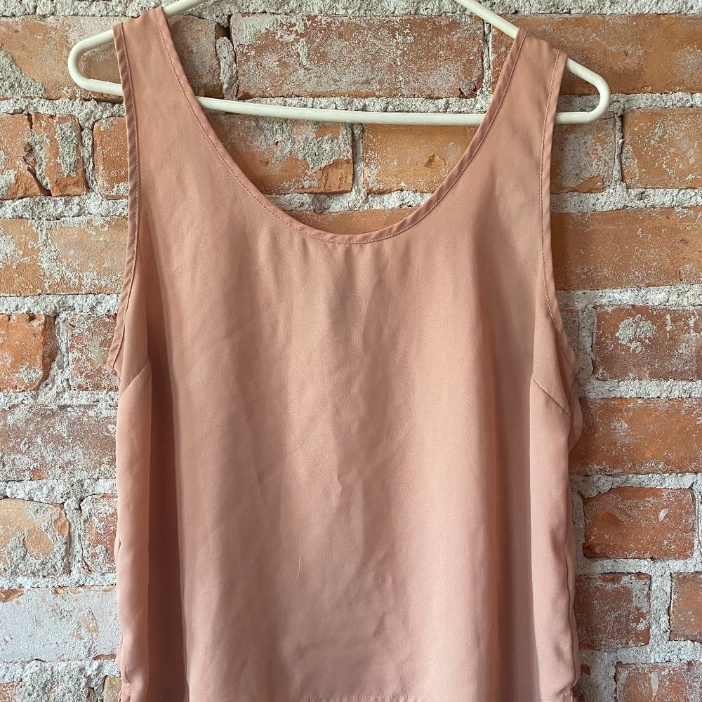 Pink dress tank top